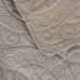 Bedspread (quilt) Taupe 180 x 1 x 260 cm