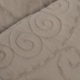 Bedspread (quilt) Taupe 180 x 1 x 260 cm