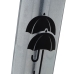 Suporte de guarda-chuva Preto Prateado Redondo 20 x 20 x 46 cm