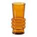 Blumenvase Orange Recyceltes Glas 13 x 13 x 25 cm