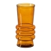 Blumenvase Orange Recyceltes Glas 13 x 13 x 25 cm