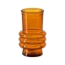 Blumenvase Orange Recyceltes Glas 10 x 10 x 17 cm