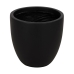 Set of Planters Black 44 x 44 x 41,5 cm (4 Units)