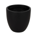 Set of Planters Black 44 x 44 x 41,5 cm (4 Units)