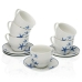 Conjunto de Chávenas de Café Blue Sea Porcelana (6 Peças)