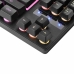 Teclado Gaming Mars Gaming MKTKLES LED RGB Qwerty Español