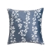 Cushion RISE Blue Printed Velvet 45 x 10 x 45 cm