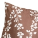 Cushion RISE Brown Printed Velvet 45 x 10 x 45 cm