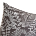 Cushion EDÉN White Dark grey Printed Velvet 45 x 8 x 45 cm