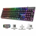 Tastatur Spirit of Gamer Schwarz Qwerty Spanisch