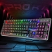 Tastatur Spirit of Gamer Sort Spansk qwerty