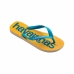 Dames Slippers Havaianas Top Logomania Blauw Geel