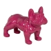 Decoratieve figuren Fuchsia Hond 88 x 38 x 63 cm