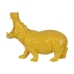 Decorative Figure Yellow Hippopotamus 66 x 25,5 x 51 cm