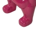 Decorative Figure Fuchsia Dog 88 x 38 x 63 cm