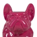 Decorative Figure Fuchsia Dog 88 x 38 x 63 cm