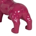 Decorative Figure Fuchsia Dog 88 x 38 x 63 cm