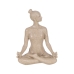 Figură Decorativă Bej Yoga 17,5 x 10,5 x 22,5 cm