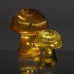 Decorative Figure Yellow Mushroom 17 x 17 x 20 cm