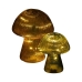 Decorative Figure Yellow Mushroom 17 x 17 x 20 cm