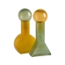 Figurine Décorative Jaune Vert Bouteille 16,8 x 16,8 x 33,5 cm