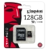 Carte Mémoire Micro SD avec Adaptateur Kingston SDC10G2/128GBSP 128 GB