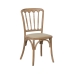 Dining Chair Beige Natural Rubber wood Cotton Polyester 45 x 46 x 92 cm