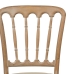 Dining Chair Beige Natural Rubber wood Cotton Polyester 45 x 46 x 92 cm