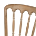 Dining Chair Beige Natural Rubber wood Cotton Polyester 45 x 46 x 92 cm