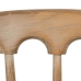 Sedia da Sala da Pranzo Beige Naturale Legno d'albero della gomma Cotone Poliestere 45 x 46 x 92 cm