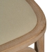 Chaise de Salle à Manger Beige Naturel Bois d'hévéa Coton Polyester 44 x 42 x 88 cm