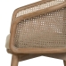 Chaise de Salle à Manger Beige Naturel Bois d'hévéa Coton Polyester 59 x 47 x 81 cm