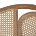 Dining Chair Beige Natural Rubber wood Cotton Polyester 59 x 47 x 81 cm