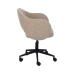 Chaise de Bureau Noir Beige 56 x 56 x 85 cm