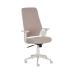 Bürostuhl Weiß Beige 67,5 x 62 x 114,5 cm