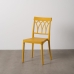 Dining Chair Yellow 42 x 54 x 83 cm