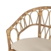 Dining Chair White Honey Rattan 58 x 59 x 78 cm