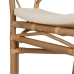 Dining Chair White Honey Rattan 58 x 59 x 78 cm