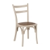 Dining Chair Cream Natural Rattan Elm wood 45 x 54 x 88,5 cm