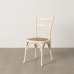 Dining Chair Cream Natural Rattan Elm wood 45 x 54 x 88,5 cm