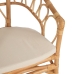 Matsalsstol Vit Naturell Rattan 58 x 59 x 78 cm