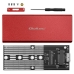 Caja Externa Qoltec 51831 Rojo