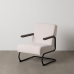 Fauteuil Noir Beige 61 x 70 x 85 cm