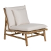 Garden sofa White Natural 65 x 86 x 81 cm