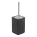 Toilet Brush Black Ceramic 11 x 11 x 33 cm