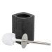 Toilet Brush Black Ceramic 11 x 11 x 33 cm