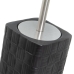 Toilet Brush Black Ceramic 11 x 11 x 33 cm