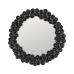 Wall mirror Black 103 x 7 x 103 cm