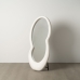 Miroir sur pied Blanc Bois MDF 85 x 170 x 10 cm