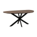 Dining Table Black Natural Iron 178 x 80 x 77 cm